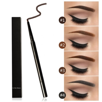 Crayon à sourcils imperméable OEM personnalisable 3-en-1
