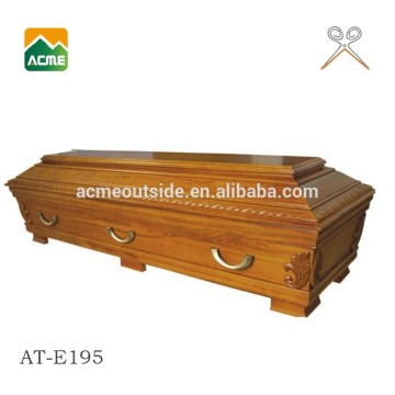 AT-E195 wholesale best price zinc coffin