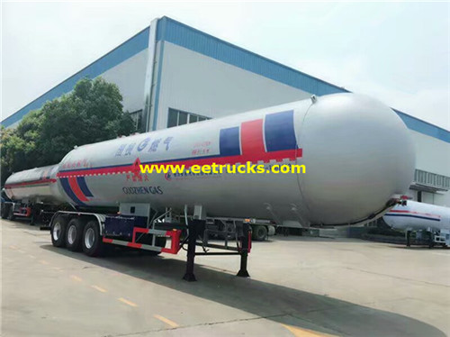 Tri-axle 62 CBM Propane Tank Trailer Tank