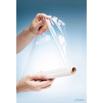 Polyethylene stretch film compostable plastic film