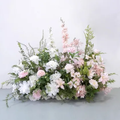 Mori Style Artificial Green Plant Column for Wedding Hanging Decoration