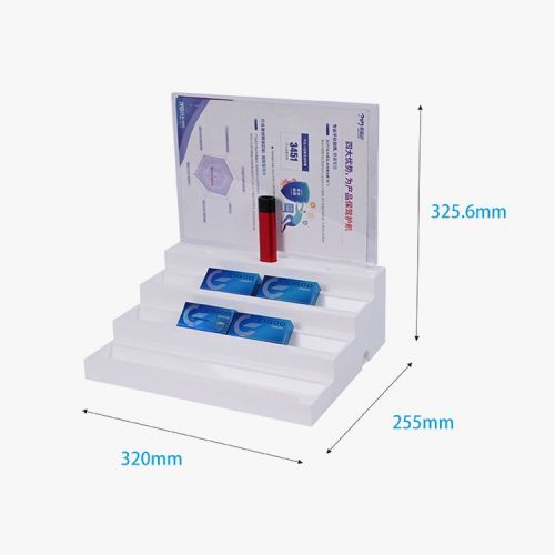 APEX Small White Acrylic Display Stand For Vape
