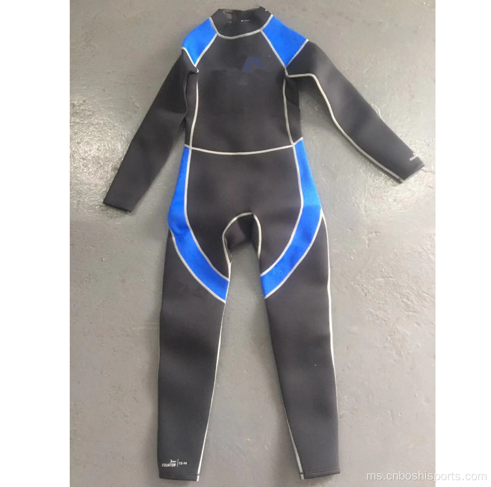 Wanita Wetsuit Neoprene Blue Diving Commercial