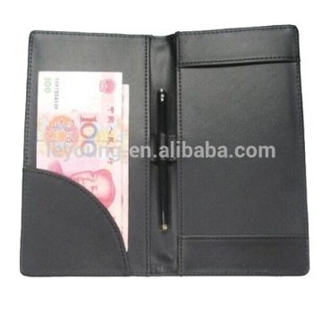 Hotel Supply Leather Check Pad With Magnetic Clip