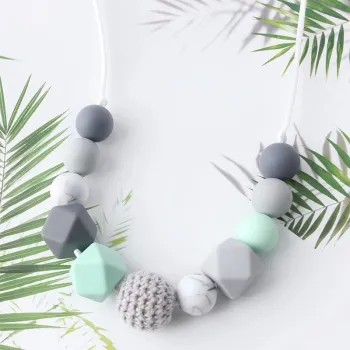 100% Food Grade Silicone Teething Necklace: A Safe and Comfortable Solution for Sensory Kids