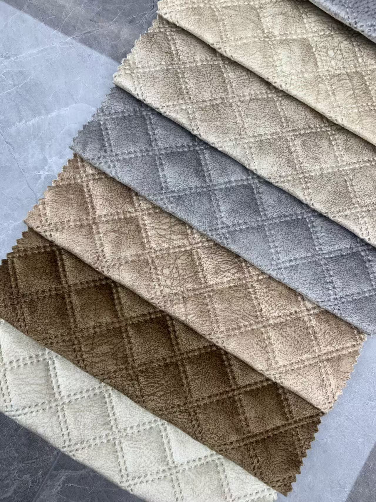 Printed Embossed Holland Velvet Sofa Fabric