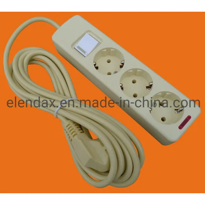 Soket Ekstensi Daya 3 Arah E5003E