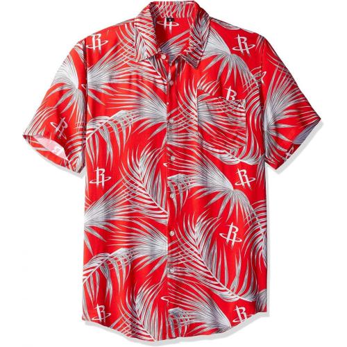 Designer Hawaii Floral camisa camisa impressa em vermelho