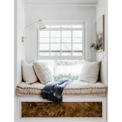 Simple Design UPVC Anti-Rust Tinted Frame Sound Insulation Windows