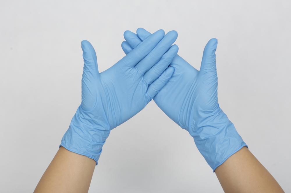 High Quality Nitrile Gloves Blue