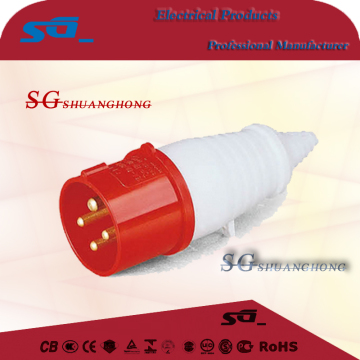 IP44 Socket Cable Plug PC PLUG WATER proof 3P+E 380-415V industrial plug