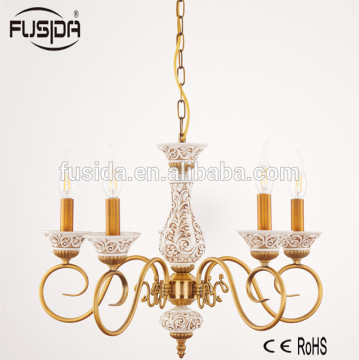 Vintage E14 chandeliers candle lighting with CE ROHS Certificate for sale