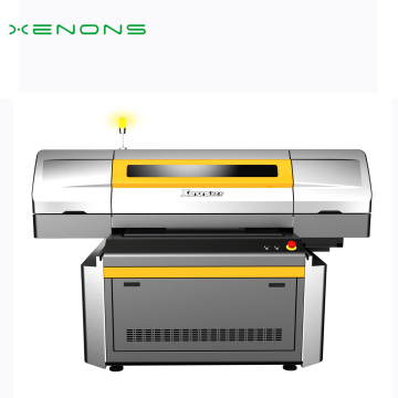 2018 the latest flatbed small UV Inkjet printer with Toshiba printhead