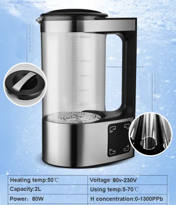 Rich Hydrogen Water Maker: Active Electrolysis Ionizer for Hydrogen Rich Water