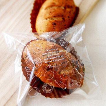 Bread Food Packaging Bag, Made of Plastic Material, Customized Colors Patterns Accepted