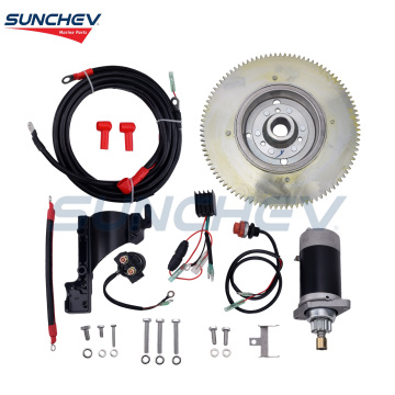 SUNCHEV Electric Starter Kit 6F5 For Yamaha E40J/E40G (2 Stroke)