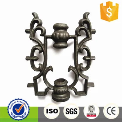 Cast Iron metal fence snap on rosettes