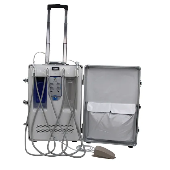 Portable Dental Delivery Unit Cart BD-406A with Air Compressor and Holders