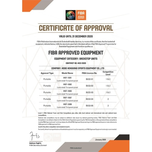 Indoor Portable Hanging Basketball Backstop System