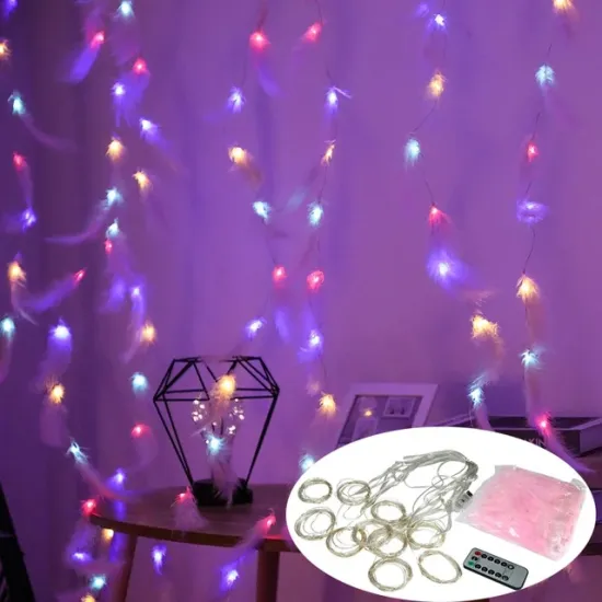 Festive LED Curtain Lights: Multicolor, Lovely, Luminous Decorations for Diwali