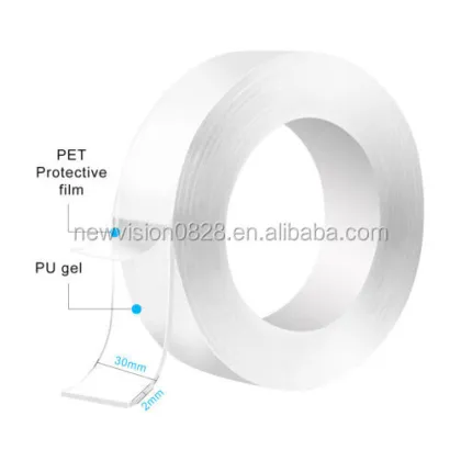 Removable Transparent Nano Double-Sided Adhesive Tape - No Trace