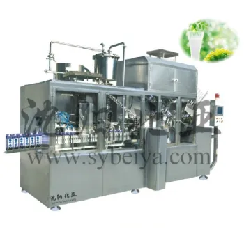 Hot filling juice gable top carton filling machine