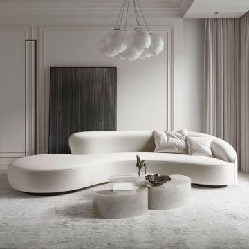 VEKEDA Nordic Velvet Sofas