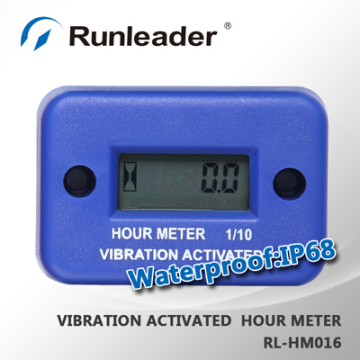 Digital Waterproof LCD Motorcycle Racing Wireless Vibration Hour Meter