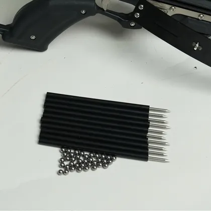 Featherless arrow for bow hunting