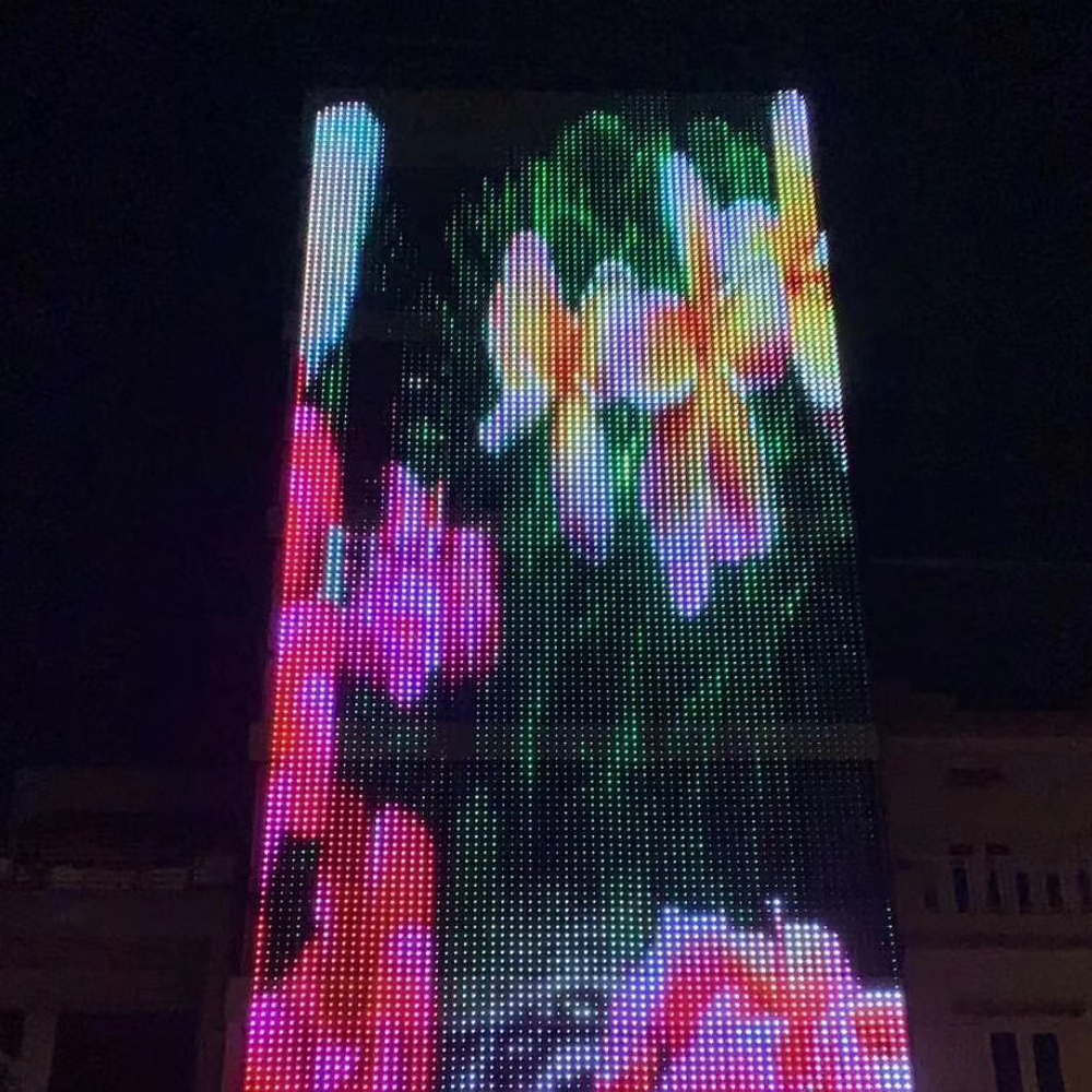 1x2m LED video zidova DMX program