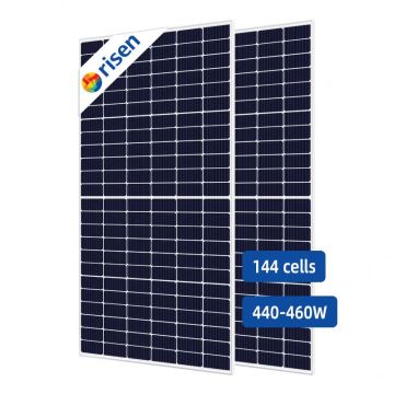 Risen 166 Series 400W to 460W Perc Solar Panels 144 Cells Photovoltaic Panel
