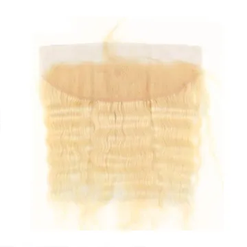 cuticle aligned virgin hair vendor 12a 613 virgin human hair bundles transparent 13x4 613 deep wave hd lace frontal