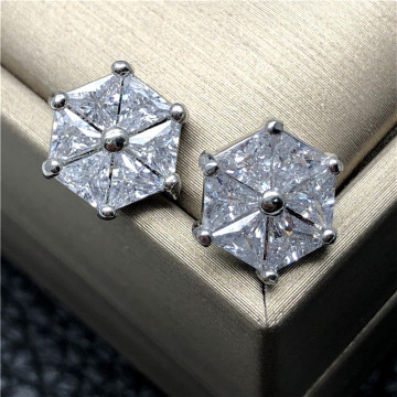 Metal Brass Zircon Crystal Buttons: Embellishments for Coat Decoration with Crystal Rhinestones and Cubic Zirconia