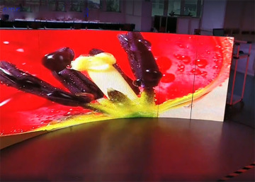 Indoor Curved LED Display with Vivid Pictures