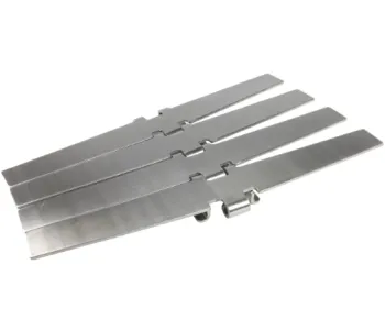 High Quality Stainless Steel Flat Top Slat Conveyor Chain with Plate
