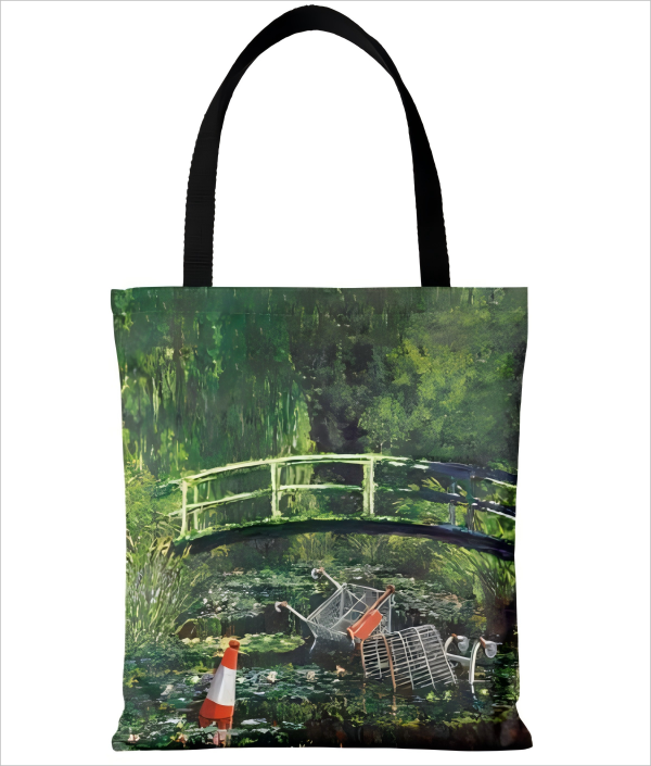 Full Screen Printed Fashionable Cotton Bag
