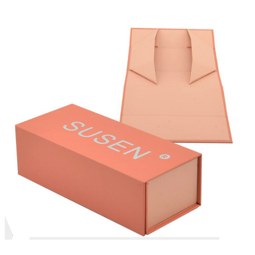 Custom logo printing hair/perfume/belt folding box packaging