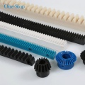 Highly elastic plastic rack