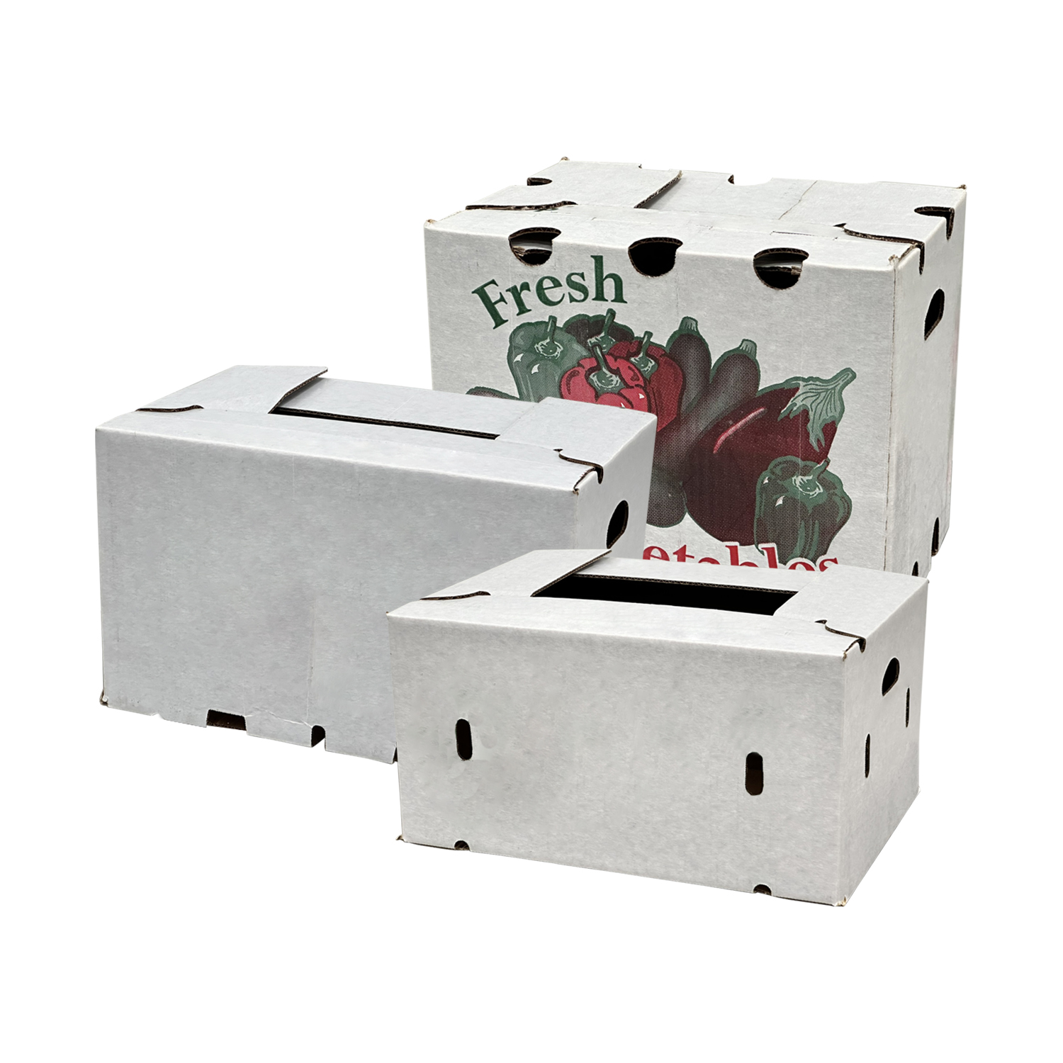 Carton de película de cera impermeable para transportar verduras