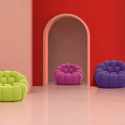 Bumble Sofa: High Quality Fabrics & High Density Sponge for Luxurious Living Room Seating