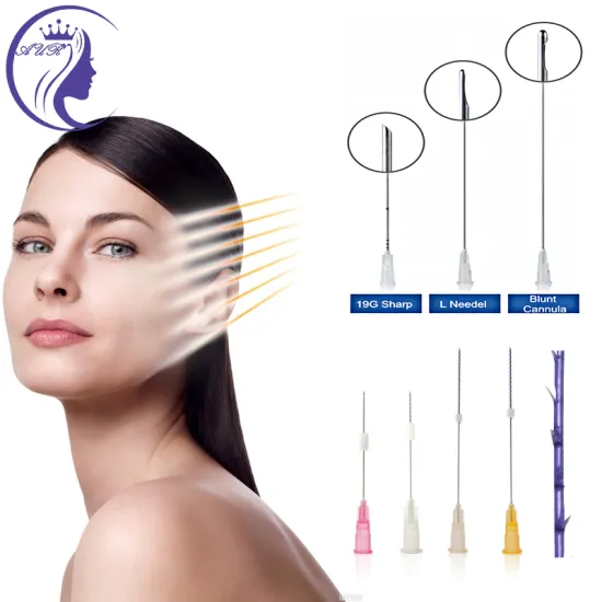 Collagen PDO Thread Lifting For Face With Needle