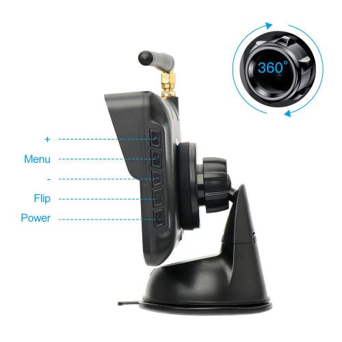 8 led waterproof rearview camera monitor
