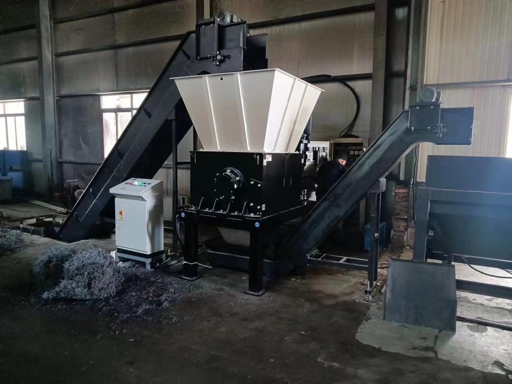 Vertical Aluminum Chip Crushing Material Pressing Machine