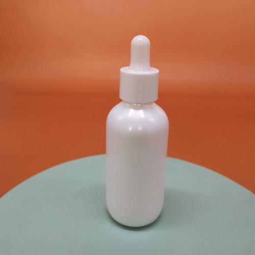 Sprayed Boston Round Bottle with Dropper