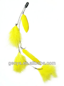Fashion real feather Hair accessories hair extension