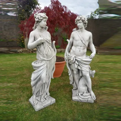 Large garden decoration life size beautiful roman goddess stone sculpture