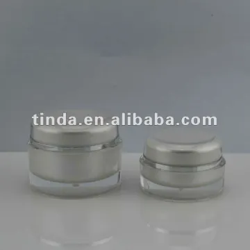15g 30g 50g Acrylic round skin care cream cosmetic empty plastic jar