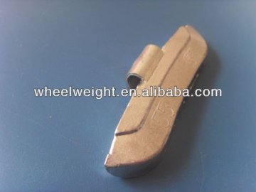 Pb(lead) clip on wheel balance weights for steel rims