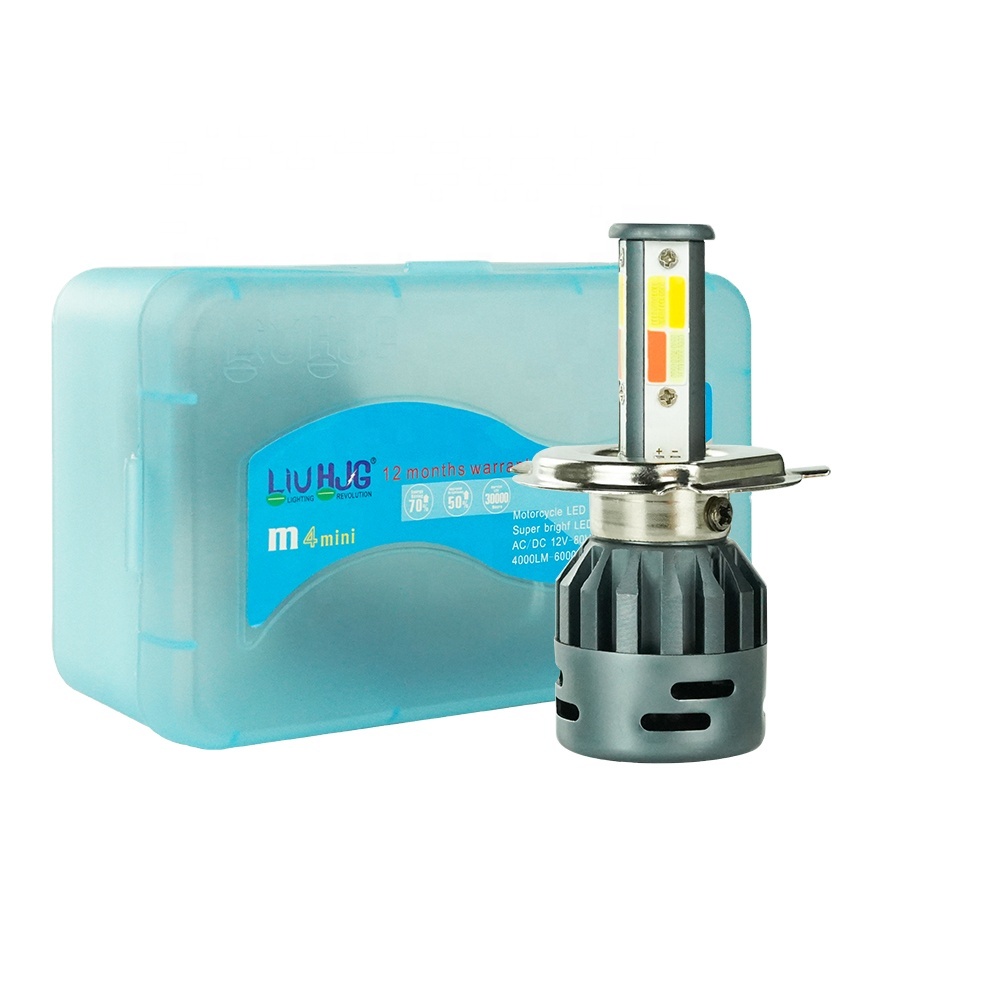 4 Led Motorcycle Headlights Bulb For Motorcycle Cars