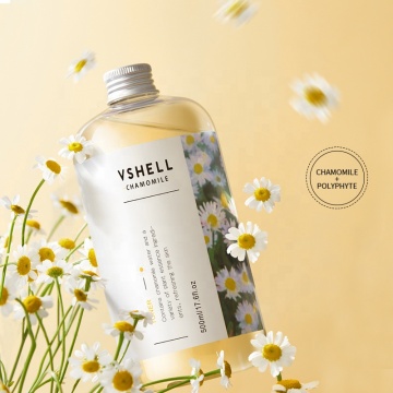 Chamomile Flower Extract Toner 500ml - Vegan Soothing Face Tonic for Sensitive Skin